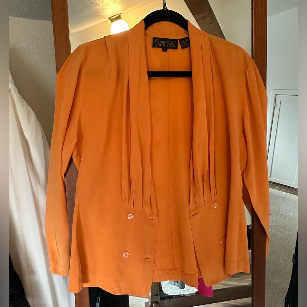 Silk, vintage shirt